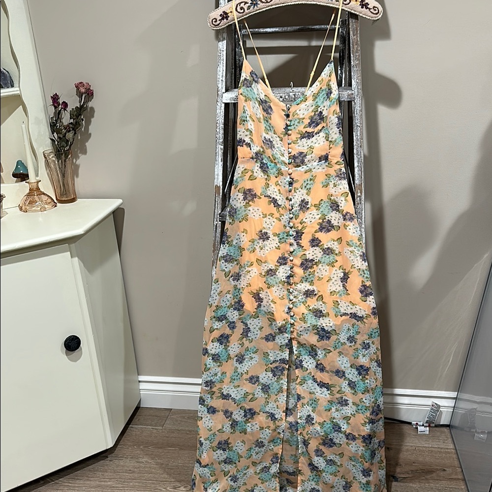 Love Sadie Floral Spaghetti Strap Dress